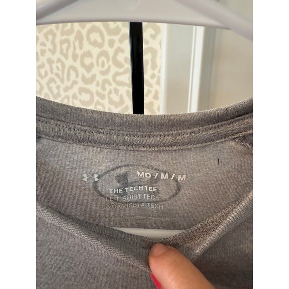 Under Armour Men's Gray Tech 2.0 Short Sleeve T-Shirt Size M - Picture 5 of 5